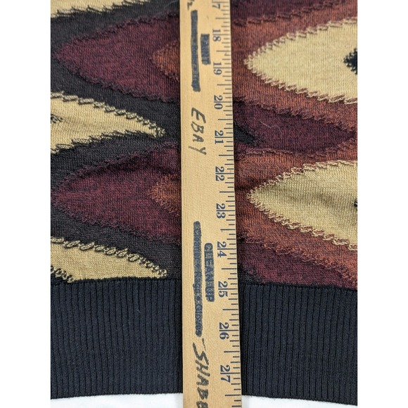 Vintage Biggie Knit Sweater Mens XL 3D 90s Protege Collection Wool Acrylic Cooj - Picture 7 of 8